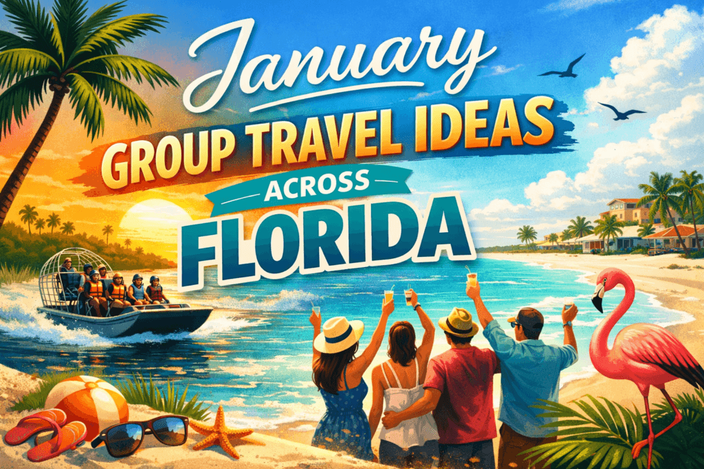 Florida group travel ideas in January.